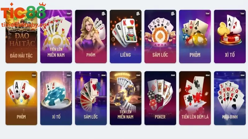 So Sánh Các Tựa Game Bài Hot Nhất Tại Sảnh TIC88