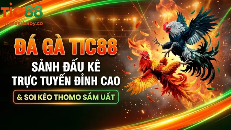 Đá Gà TIC88 - Sảnh Đấu Kê Trực Tuyến Đỉnh Cao & Soi Kèo Thomo Sầm Uất