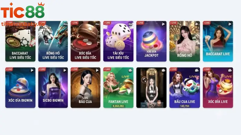 So Sánh Các Sảnh Live Casino Hàng Đầu Tại TIC88