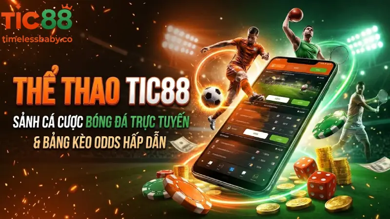 Thể Thao TIC88 - Sảnh Cá Cược Bóng Đá Trực Tuyến & Bảng Kèo Odds Hấp Dẫn