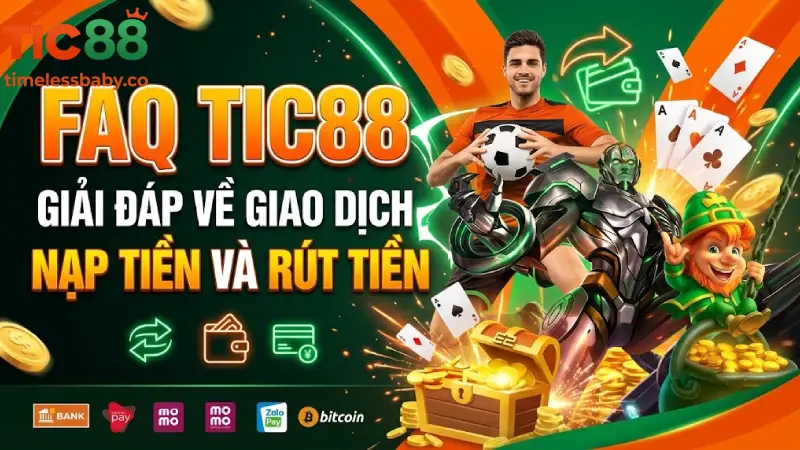 FAQ TIC88 - Giải Đáp Về Giao Dịch Nạp Tiền Và Rút Tiền