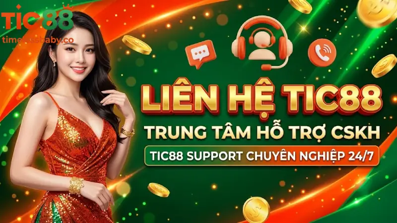 Liên Hệ TIC88 - Trung Tâm Hỗ Trợ CSKH TIC88 Support Chuyên Nghiệp 24/7