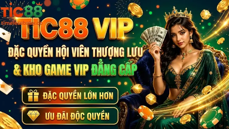 TIC88 Vip - Đặc Quyền Hội Viên Thượng Lưu & Kho Game VIP Đẳng Cấp